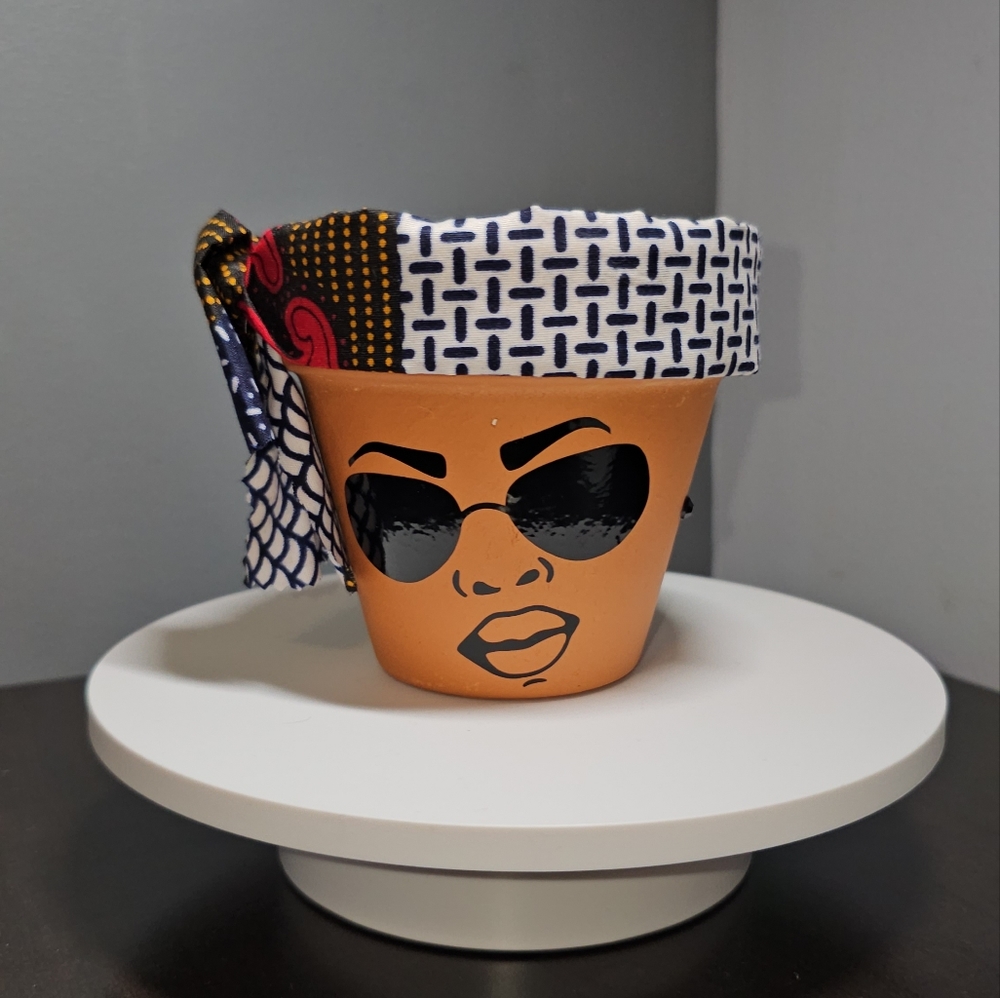 Terracotta flower pot